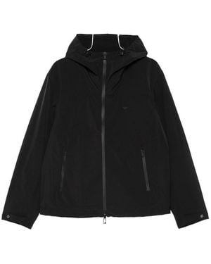 Emporio Armani Hooded Blouson Jacket - Black