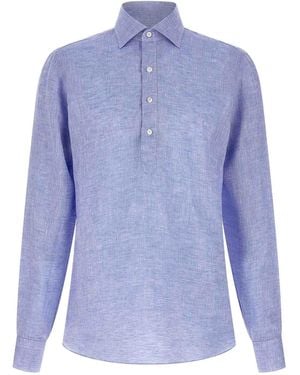 Borriello Linen Blouse - Blue