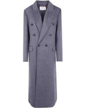 Victoria Beckham Double Faced Overcoat - Gray