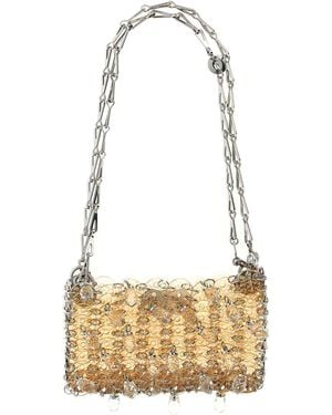 Rabanne 1969 Nano Crystal Resin Shoulder Bag - White