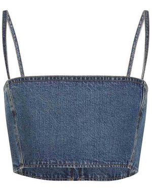 Alaïa Bustier Top - Blue