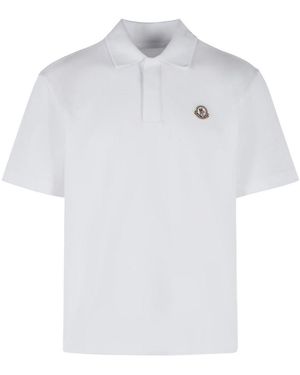 Moncler Cotton Polo Shirt - White