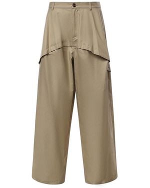 Loewe Cotton Pants - Natural