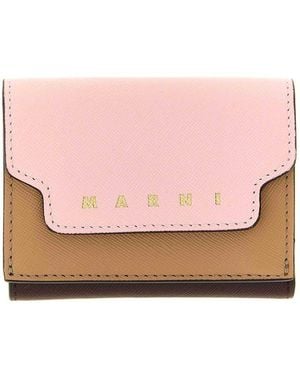 Marni Trifold Wallet - Pink