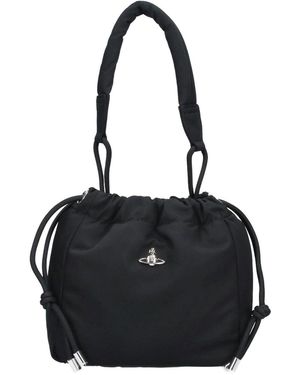 Vivienne Westwood Small Orb Bucket Bag - Black
