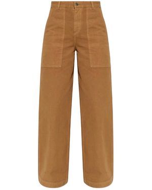 Moncler Cotton Pants - Brown