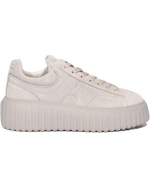 Hogan H-Stripes Trainers - Grey