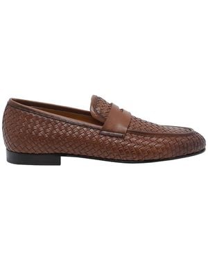 Stuart Weitzman Dino Loafers - Brown