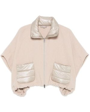 Herno Powder Wool-Cashmere Jackets - Natural