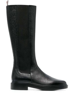 Thom Browne Knee-Length Chelsea Boots - Black