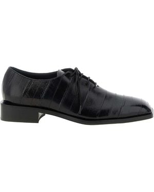 Giuseppe Zanotti Sebhastian Leather Lace-Up Shoes - Black