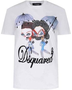 DSquared² T-Shirt Made Of Cotton - White