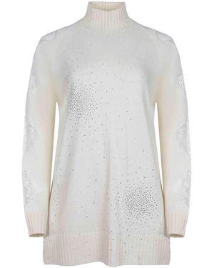 GIUSEPPE DI MORABITO Dress Made Of A Wool And Cashmere Blend - White