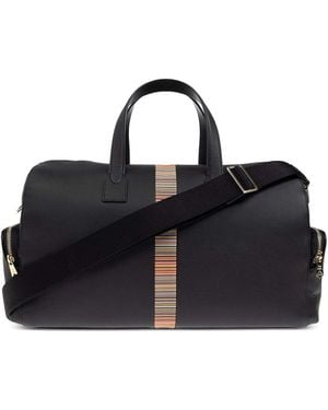 Paul Smith Leather Holdall - Black