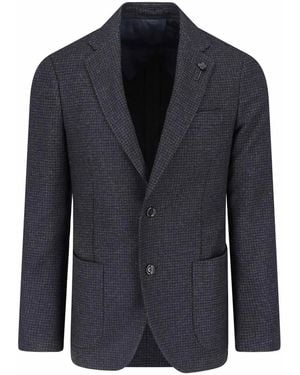 Lardini Single-Breasted Blazer - Blue