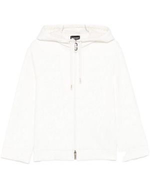 Emporio Armani Cotton Blouson Jacket - White