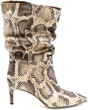 Paris Texas Booties - Natural
