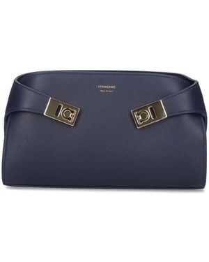 Ferragamo Mini Shoulder Bag - Blue