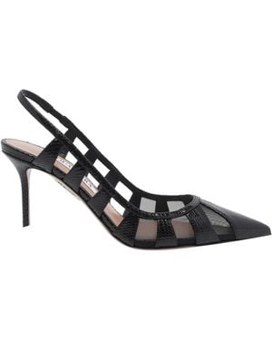 Aquazzura Screen Slingback - White
