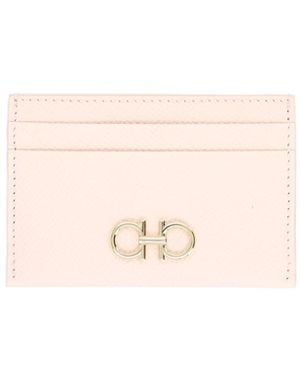 Ferragamo Gancini Card Holder - Pink