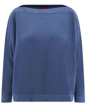 F Cashmere Maglia Daisy - Blue