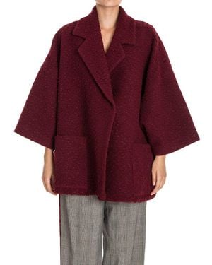 Stella Jean Wool Coat - Red
