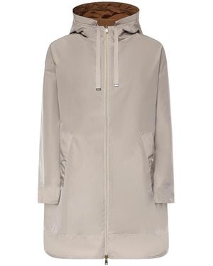 Herno New Techno Taffeta Parka - Gray