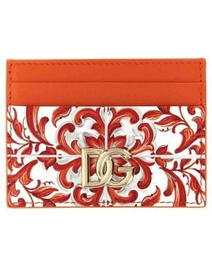 Dolce & Gabbana 3.5' Card Holder - Red