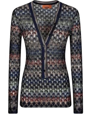 Missoni V-Neck Sweater - Black