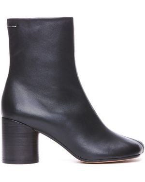 MM6 by Maison Margiela Anatomic Booties - Black