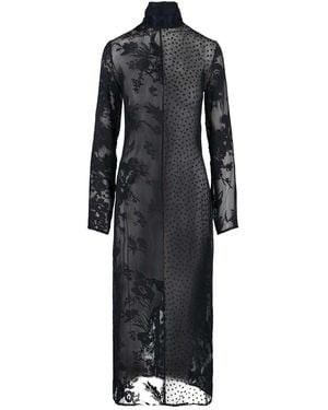 Marine Serre Maxi Dress - Black