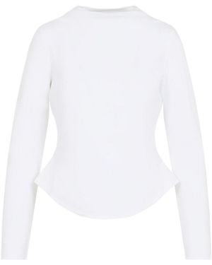 Alaïa Ls T-Shirt - White