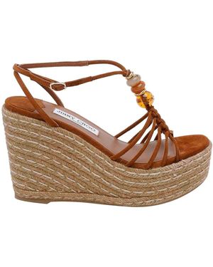 Jimmy Choo Lemi Wedges - Brown