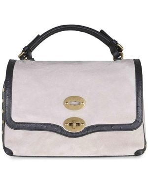 Zanellato Bag Made Of Suede Leather - White