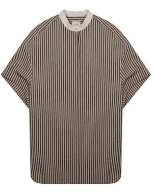 Alysi Striped Mini Dress - Gray