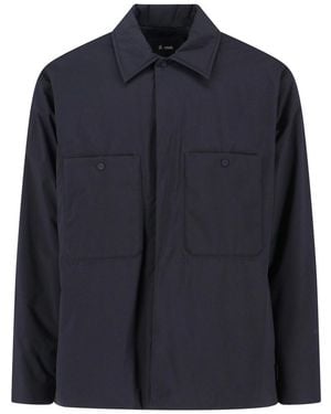 Laminar Padded Shirt Jacket - Blue