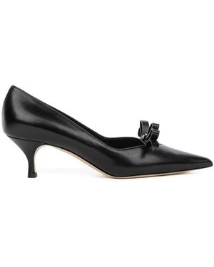 Casadei Leather Dollet - Black