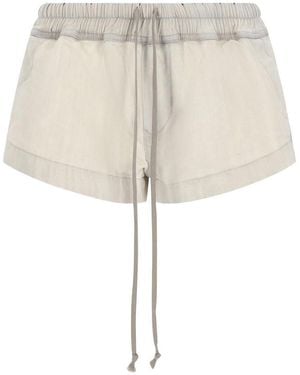Rick Owens Denim Shorts - Natural