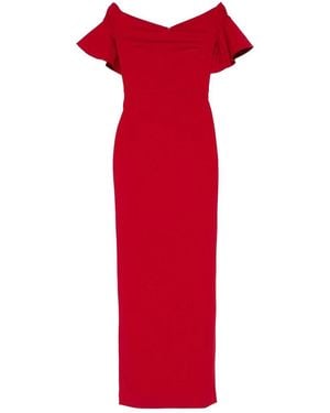Solace London Vestido De Noche - Rojo