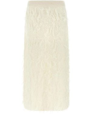 Fabiana Filippi Gauze Skirt - Natural