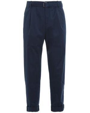 Neil Barrett Belted Trousers - Blue