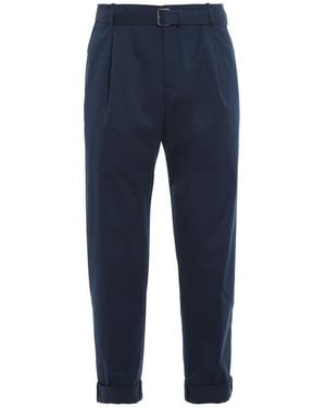 Neil Barrett Belted Trousers - Blue