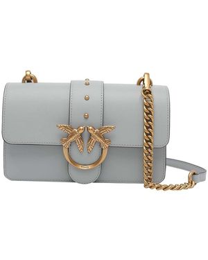 Pinko Mini Love One Crossbody Bag - White