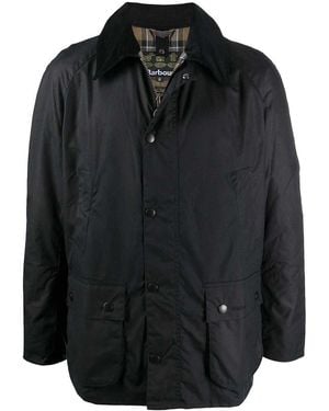Barbour Ashby Waxed Jacket - Black