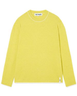Sunnei Longsleeve Roundneck - Yellow