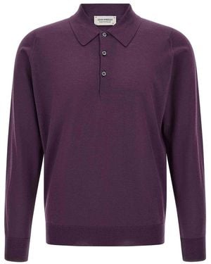John Smedley Polo - Violet