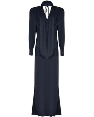 ROTATE BIRGER CHRISTENSEN 'Rositana' Burgundy Polyester Dress in Red | Lyst