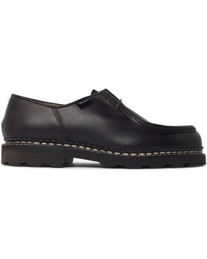 Paraboot Michael Leather Loafers Lisse Caf - Black