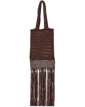 Alanui Ray Of Light Tote Bag - Brown