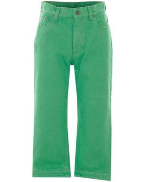 Versace Vaqueros Rectos - Verde